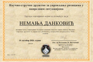 Dodeljeni sertifikati aktivnim članovima i pripadnicima Jedinice civilne zaštite opšte namene NSDR-URVS