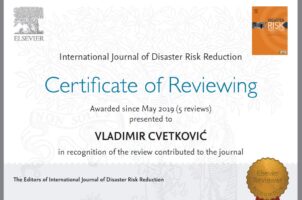 Medjunarodno priznati recenzenti u okviru studija katastrofa