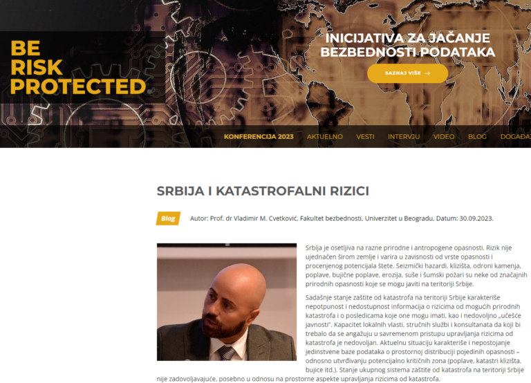Read more about the article Srbija i katastrofalni rizici – statistički pregled