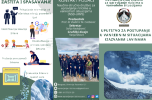 Edukativna brošura sa uputstvima za reagovanje u vanrednim situacijama izazvanim lavinama