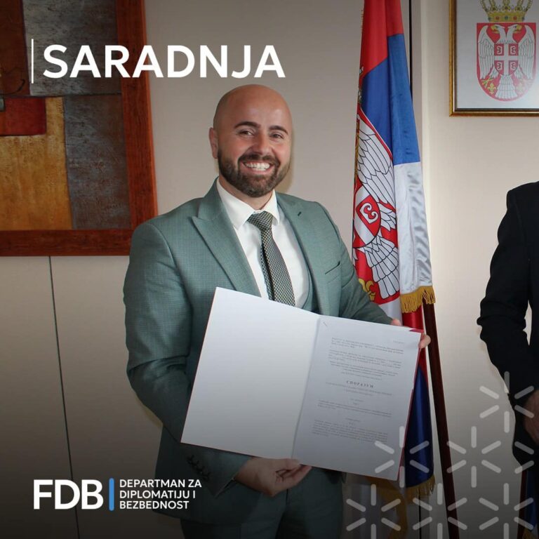 Read more about the article Predsednik NSD-URVS i Direktor Međunarodnog instituta za istraživanje katastrofa sa studentima Fakulteta za diplomatiju i bezbednost